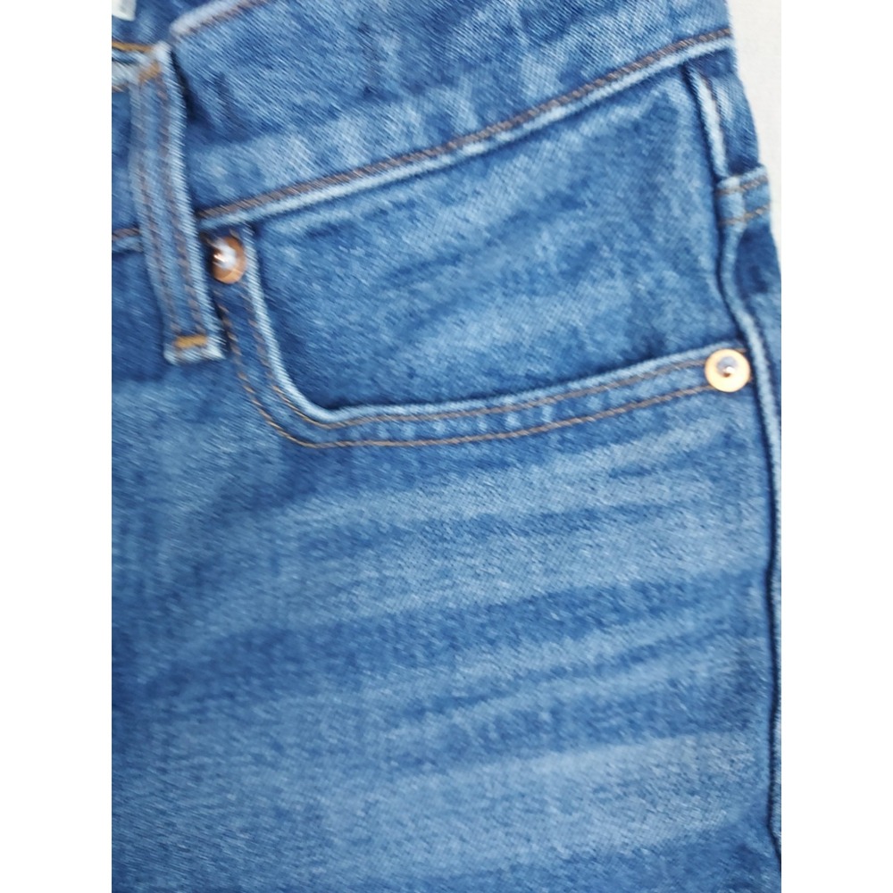 Madewell Womens 26 Mid Rise 90s Straight Jeans Blue Denim Straight Leg 26x28 - Picture 6 of 16